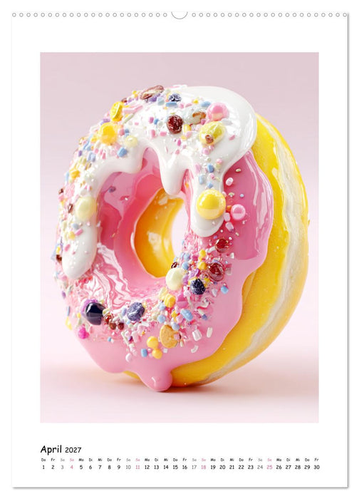 Bunte Versuchung. Träume zwischen Fast Food und süßen Sünden (CALVENDO Premium Wandkalender 2027)
