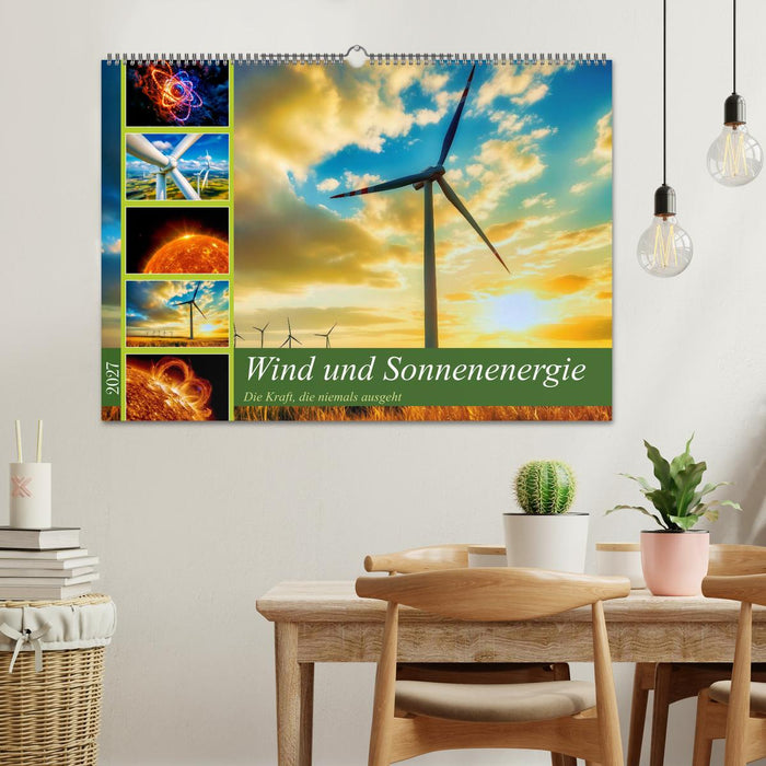 Wind und Sonnenenergie (CALVENDO Wandkalender 2027)