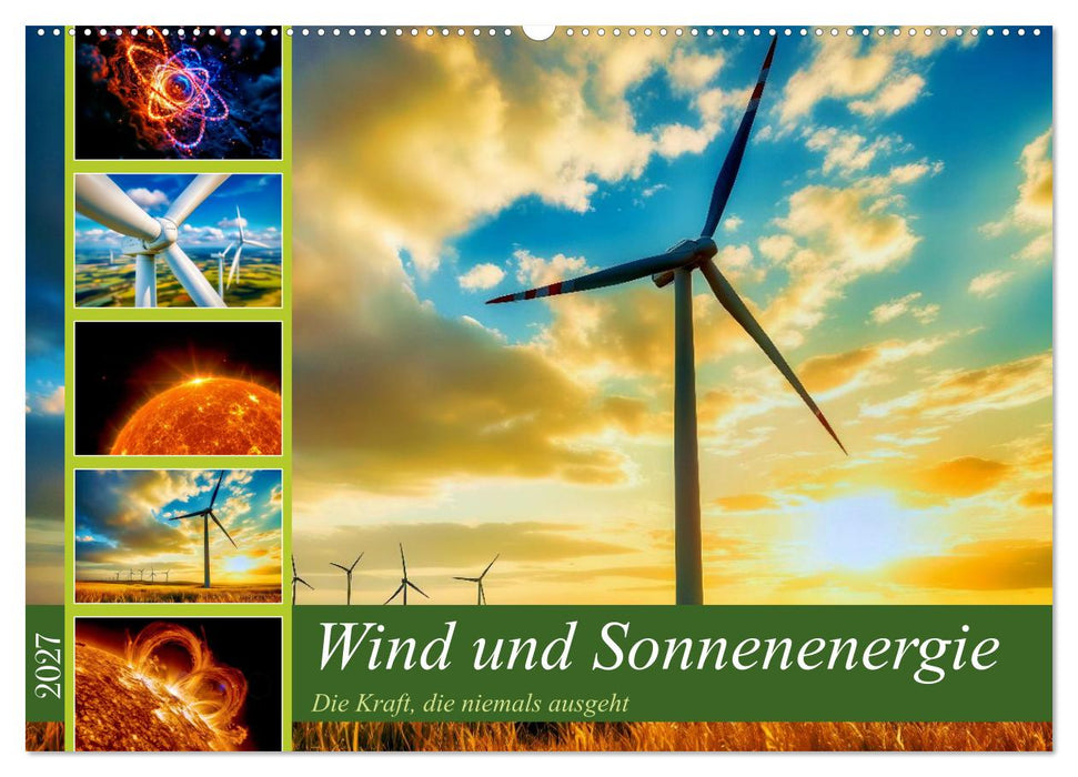 Wind und Sonnenenergie (CALVENDO Wandkalender 2027)