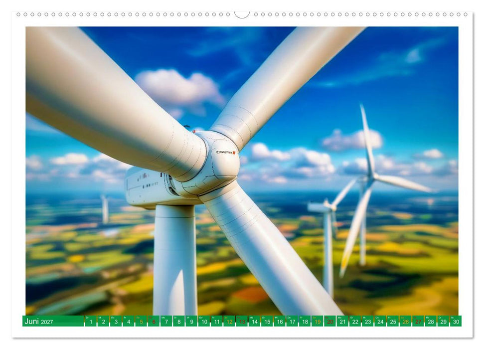 Wind und Sonnenenergie (CALVENDO Premium Wandkalender 2027)