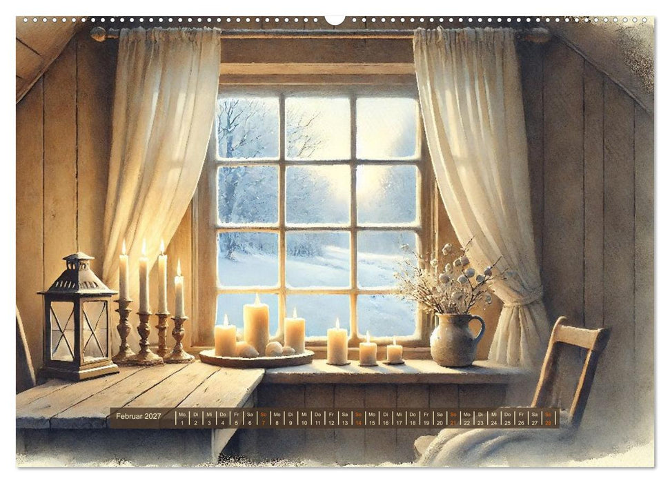 Im kleinen Cottage (CALVENDO Premium Wandkalender 2027)