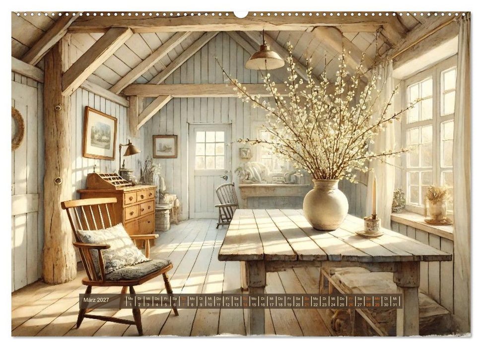 Im kleinen Cottage (CALVENDO Premium Wandkalender 2027)