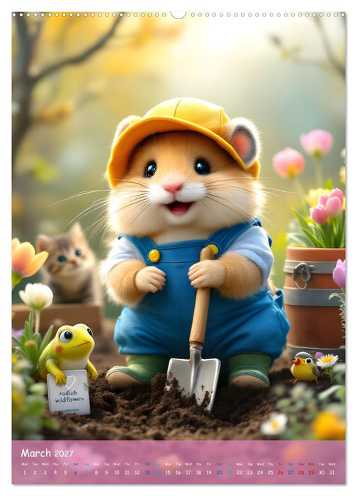 Cute Hamsters - For Kids - (CALVENDO Monthly Calendar 2027)