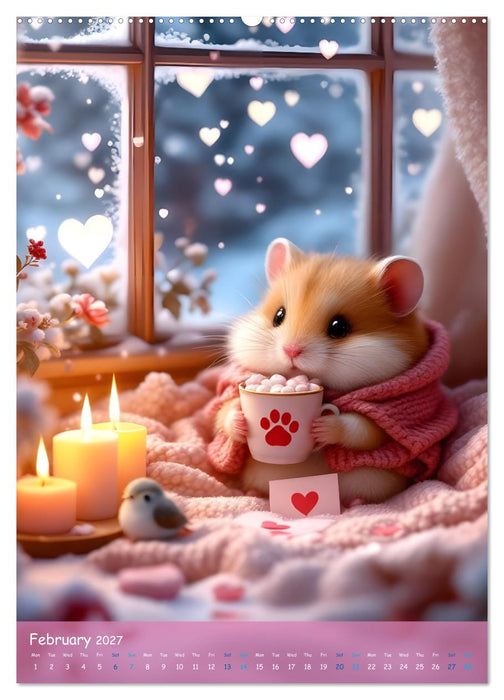 Cute Hamsters - For Kids - (CALVENDO Premium-Calendar 2027)