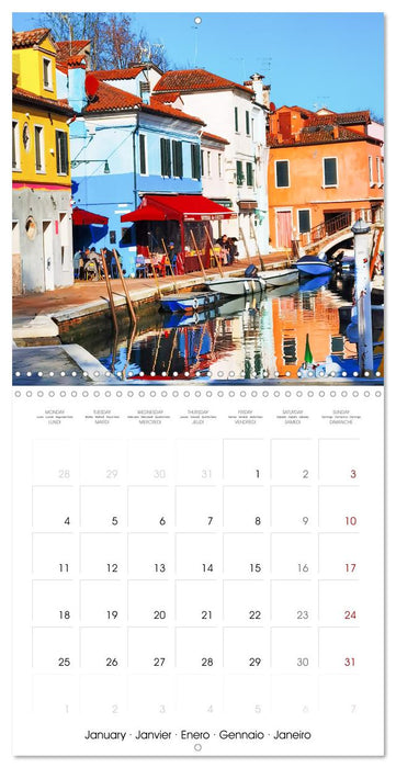Burano -The Island of the Fishing Folk (CALVENDO Monthly Calendar 2027)