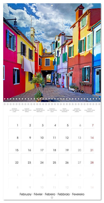 Burano -The Island of the Fishing Folk (CALVENDO Monthly Calendar 2027)