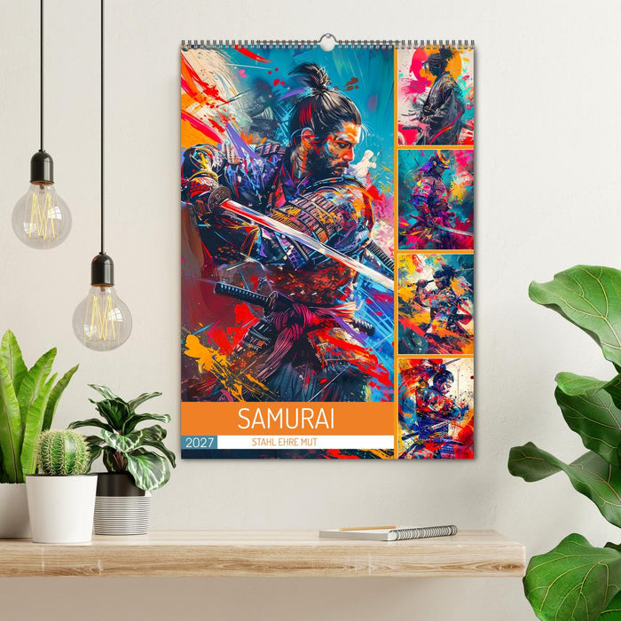 Samurai - Stahl Ehre Mut (CALVENDO Wandkalender 2027)