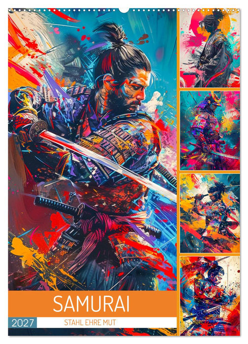 Samurai - Stahl Ehre Mut (CALVENDO Wandkalender 2027)