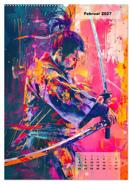 Samurai - Stahl Ehre Mut (CALVENDO Wandkalender 2027)