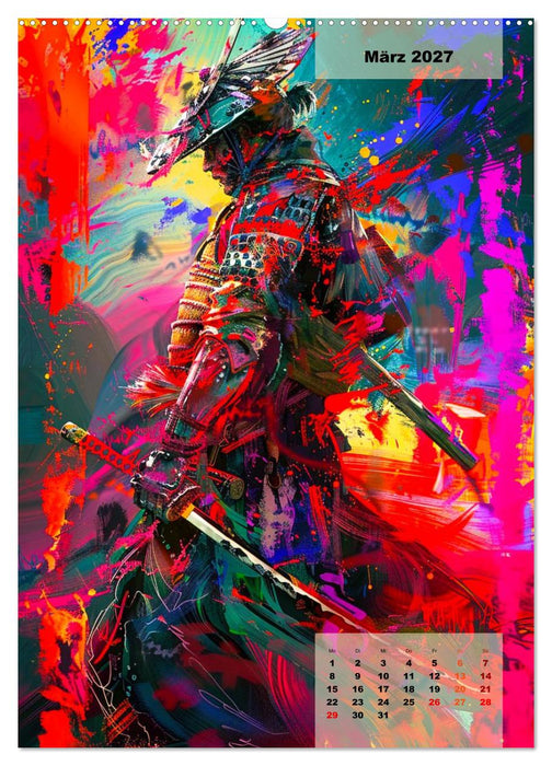 Samurai - Stahl Ehre Mut (CALVENDO Wandkalender 2027)