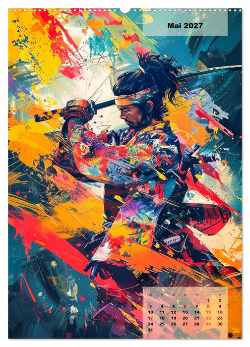 Samurai - Stahl Ehre Mut (CALVENDO Wandkalender 2027)