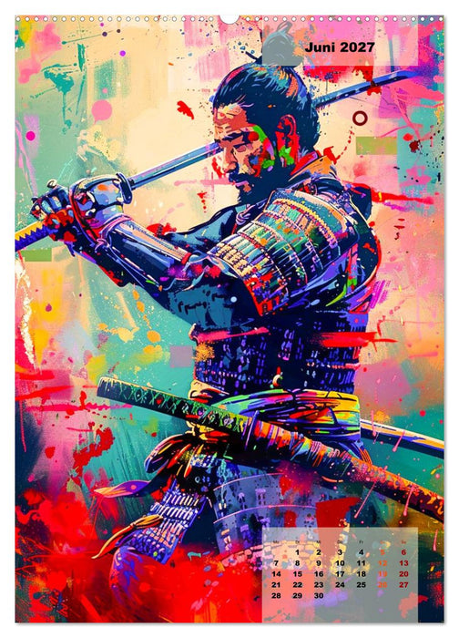 Samurai - Stahl Ehre Mut (CALVENDO Wandkalender 2027)