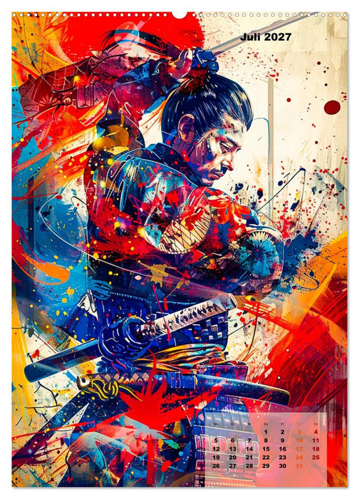 Samurai - Stahl Ehre Mut (CALVENDO Premium Wandkalender 2027)