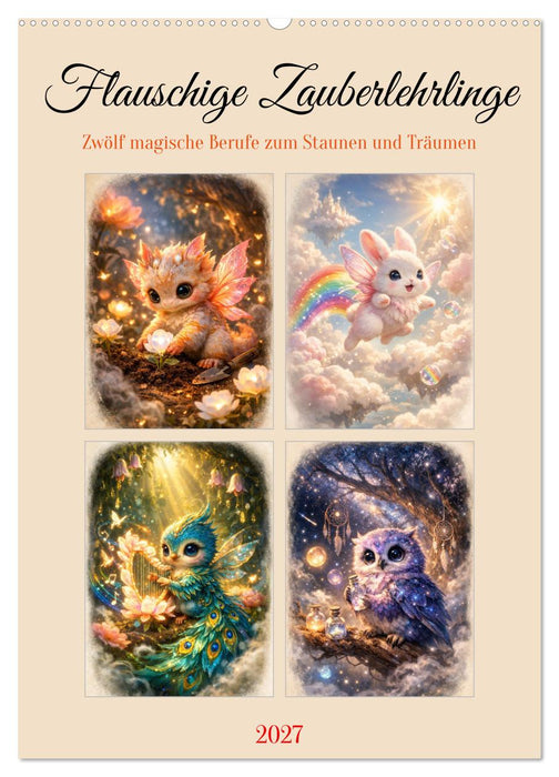 Flauschige Zauberlehrlinge (CALVENDO Wandkalender 2027)
