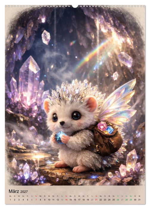 Flauschige Zauberlehrlinge (CALVENDO Wandkalender 2027)
