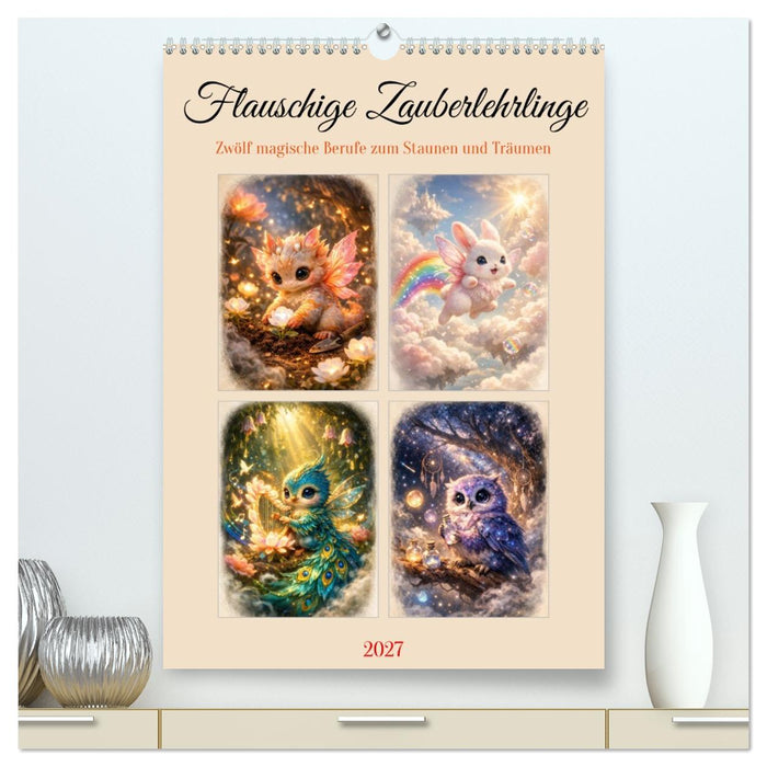Flauschige Zauberlehrlinge (CALVENDO Premium Wandkalender 2027)