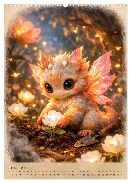 Flauschige Zauberlehrlinge (CALVENDO Premium Wandkalender 2027)