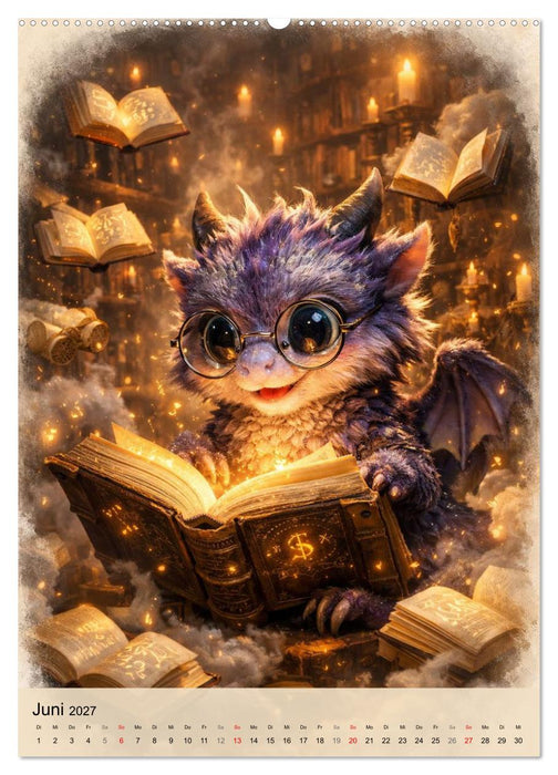 Flauschige Zauberlehrlinge (CALVENDO Premium Wandkalender 2027)