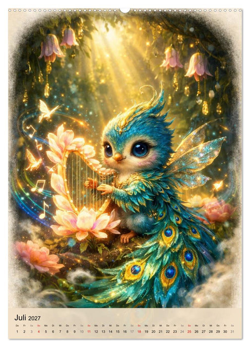 Flauschige Zauberlehrlinge (CALVENDO Premium Wandkalender 2027)