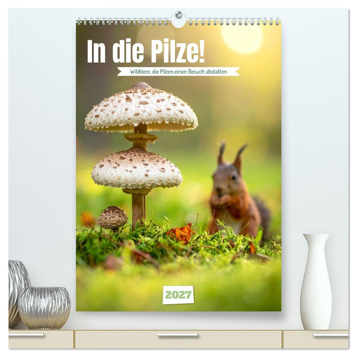 In die Pilze (CALVENDO Premium Wandkalender 2027)
