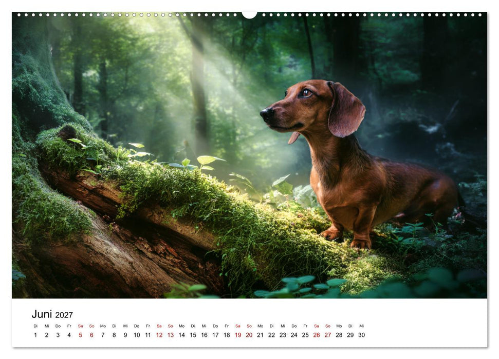 Herzensbrecher - Ein Jahr mit Dackeln (CALVENDO Wandkalender 2027)