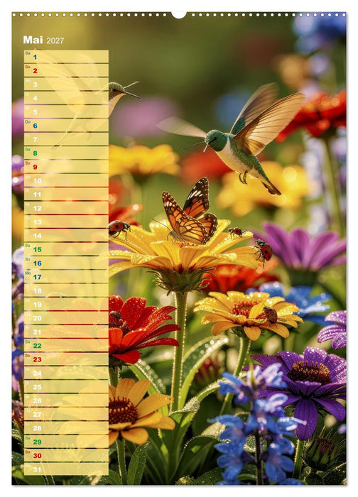 Bunte Farben der Natur (CALVENDO Premium Wandkalender 2027)