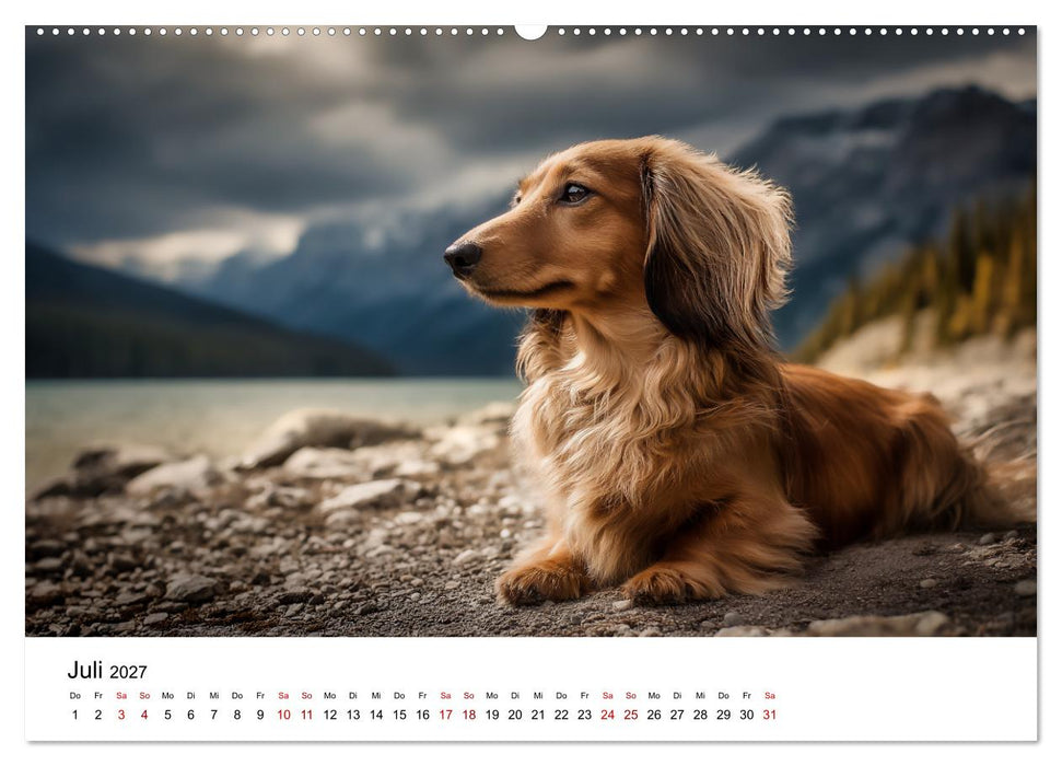 Herzensbrecher - Ein Jahr mit Dackeln (CALVENDO Premium Wandkalender 2027)
