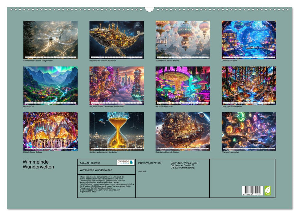 Wimmelnde Wunderwelten (CALVENDO Wandkalender 2027)