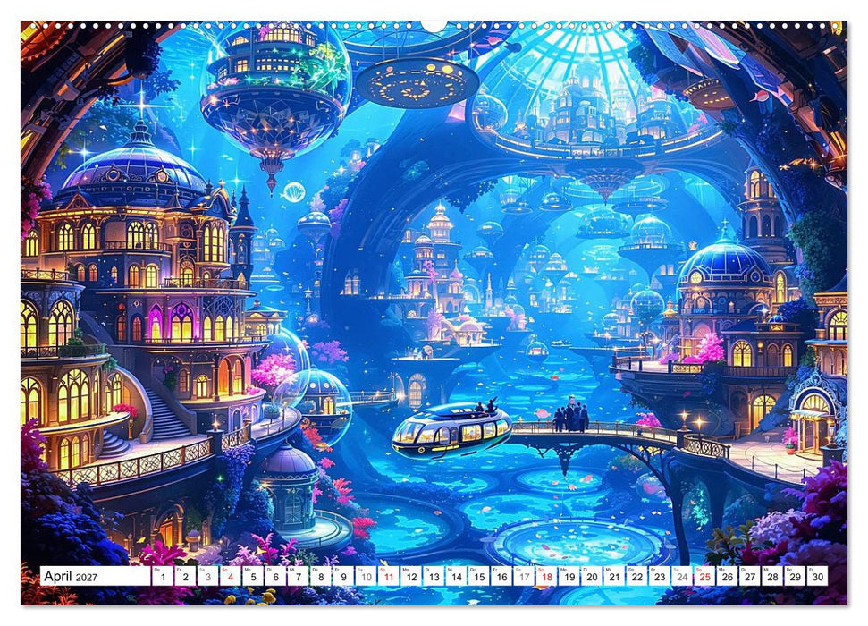 Wimmelnde Wunderwelten (CALVENDO Wandkalender 2027)