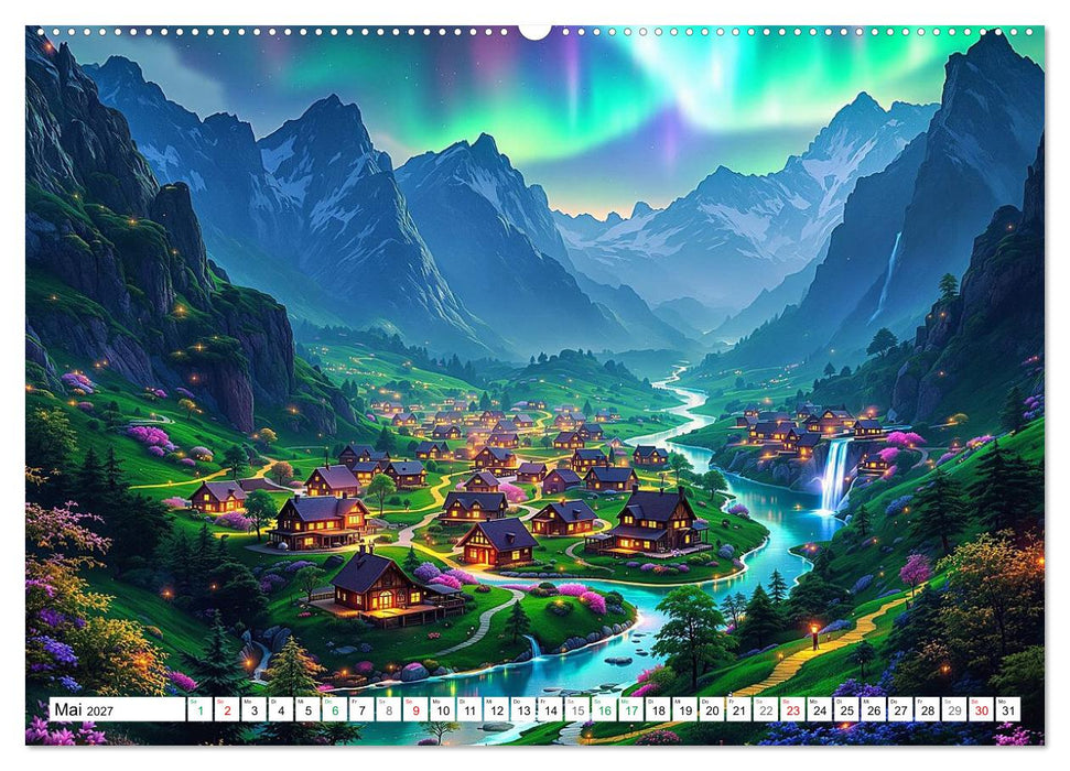 Wimmelnde Wunderwelten (CALVENDO Wandkalender 2027)