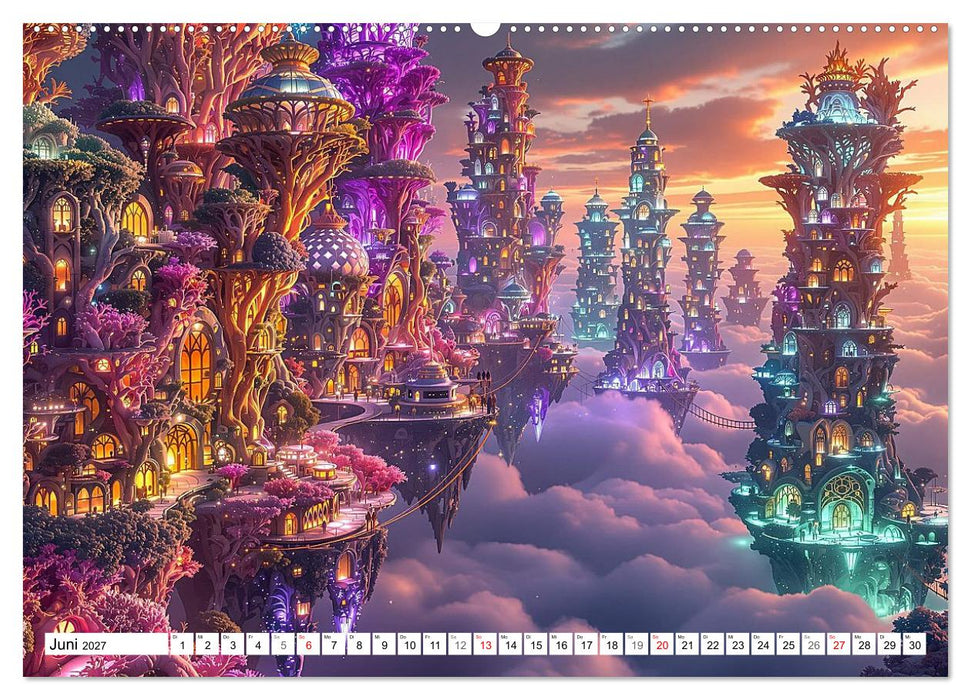 Wimmelnde Wunderwelten (CALVENDO Premium Wandkalender 2027)