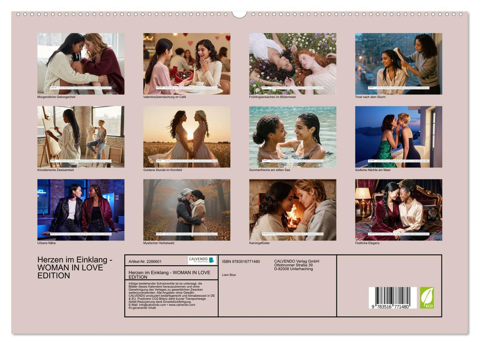 Herzen im Einklang - WOMAN IN LOVE EDITION (CALVENDO Premium Wandkalender 2027)
