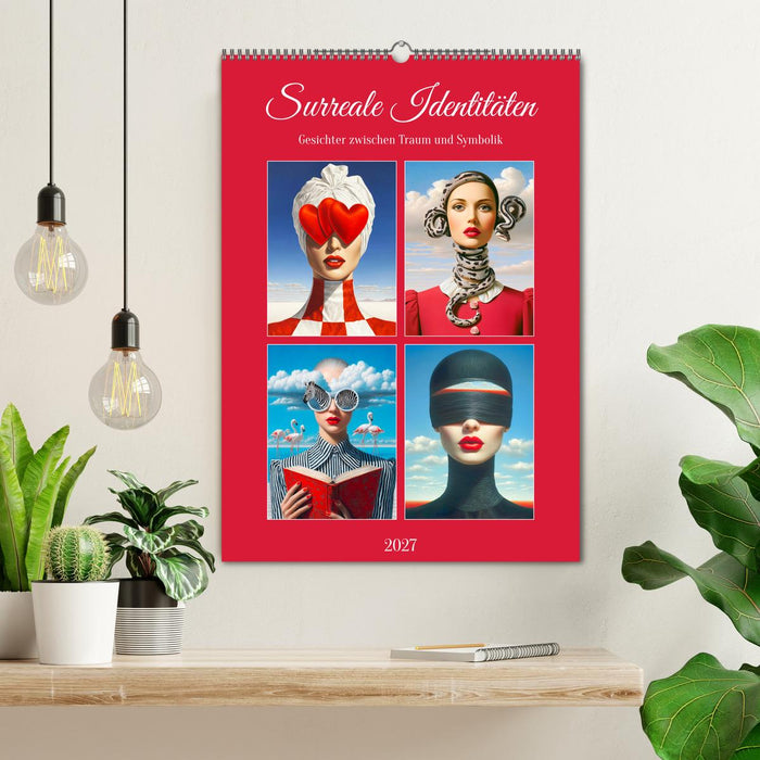 Surreale Identitäten. Gesichter zwischen Traum und Symbolik (CALVENDO Wandkalender 2027)