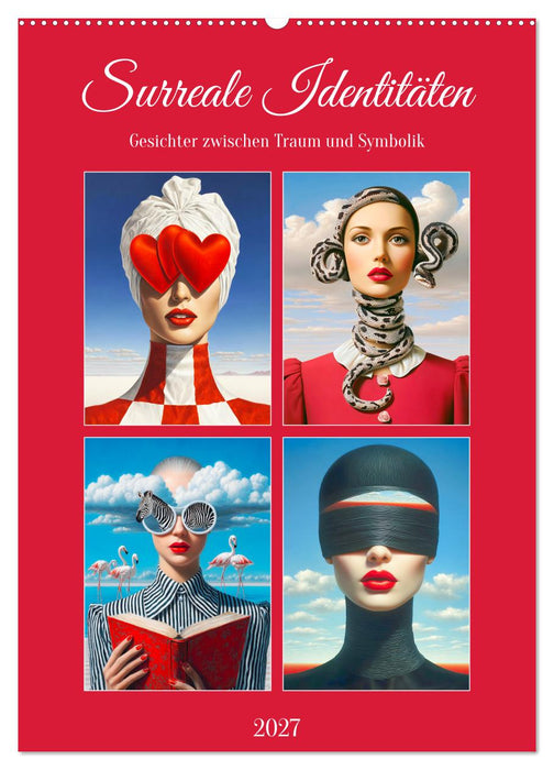 Surreale Identitäten. Gesichter zwischen Traum und Symbolik (CALVENDO Wandkalender 2027)