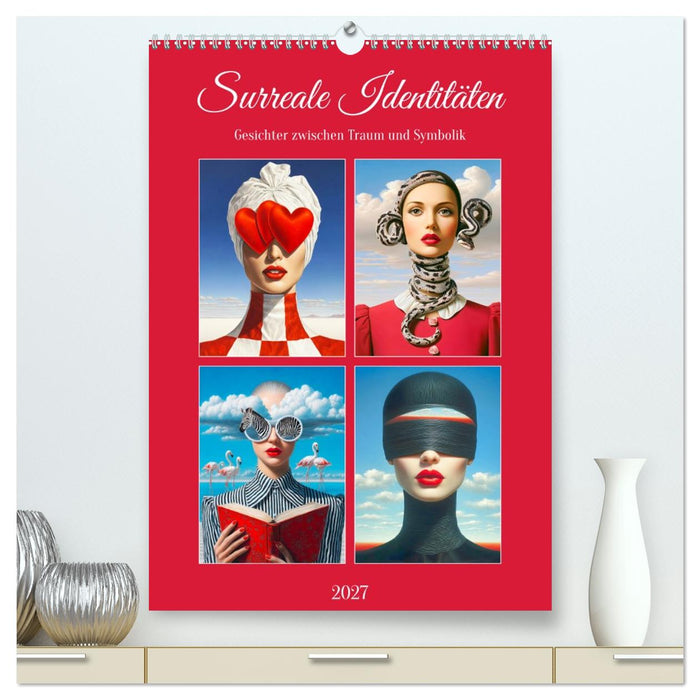 Surreale Identitäten. Gesichter zwischen Traum und Symbolik (CALVENDO Premium Wandkalender 2027)