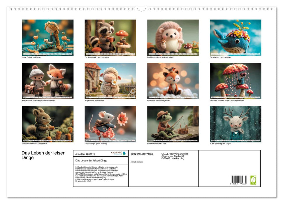 Das Leben der leisen Dinge (CALVENDO Wandkalender 2027)