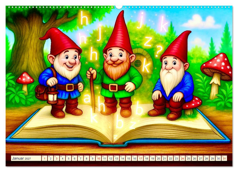 Bücher eröffnen Welten (CALVENDO Wandkalender 2027)