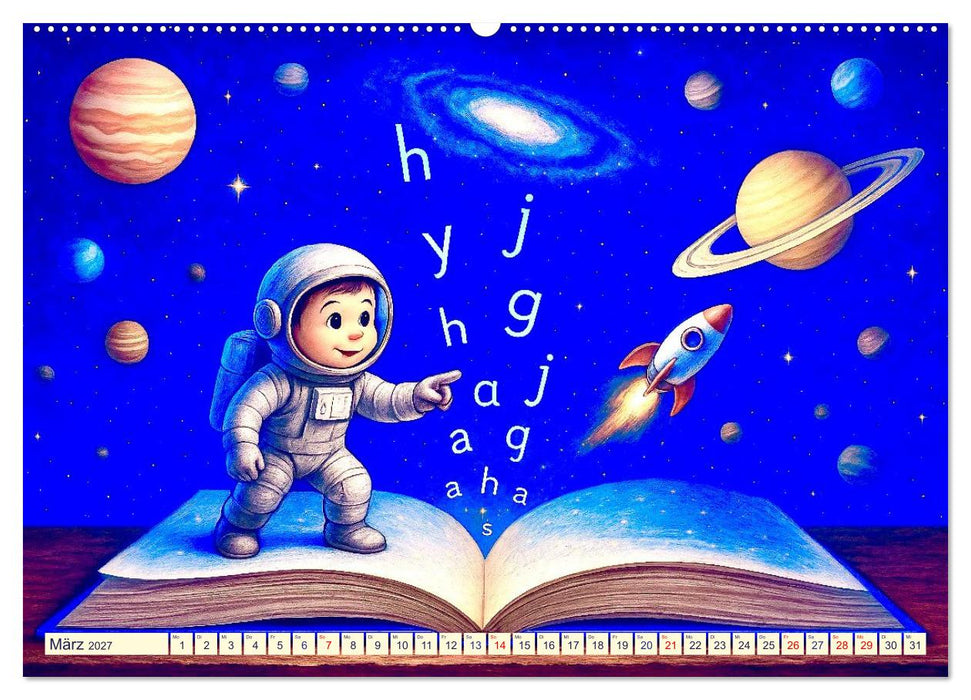 Bücher eröffnen Welten (CALVENDO Wandkalender 2027)
