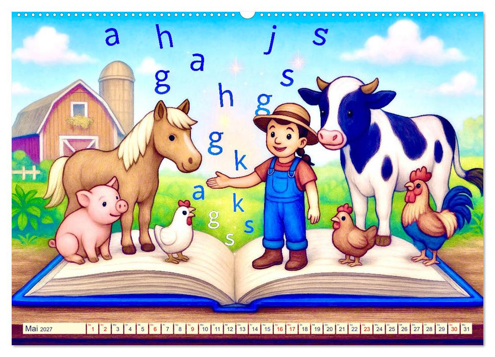 Bücher eröffnen Welten (CALVENDO Wandkalender 2027)