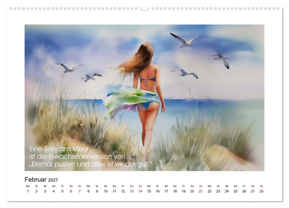 Meer, Strand und Wellen (CALVENDO Wandkalender 2027)
