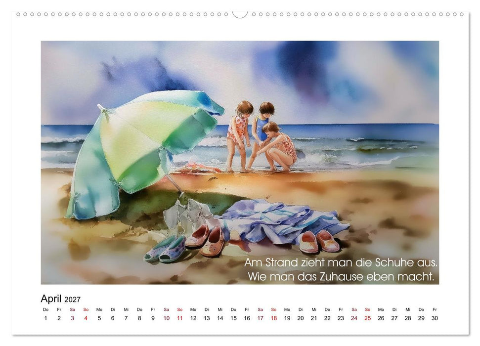 Meer, Strand und Wellen (CALVENDO Wandkalender 2027)