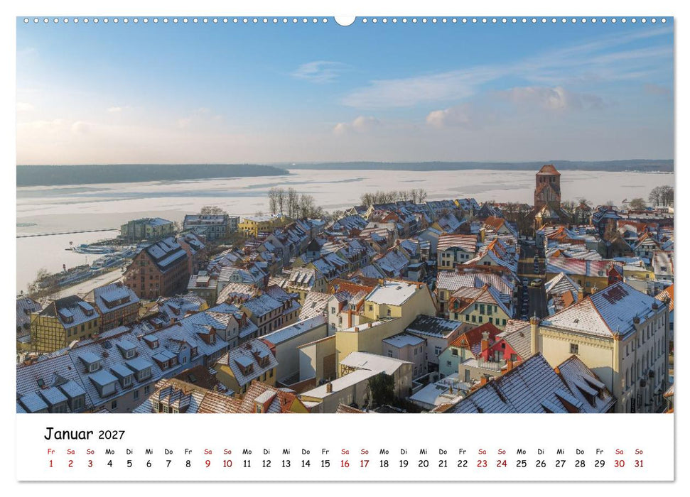 Waren Müritz Besondere Ausblicke, Plätze und Perspektiven (CALVENDO Premium Wandkalender 2027)