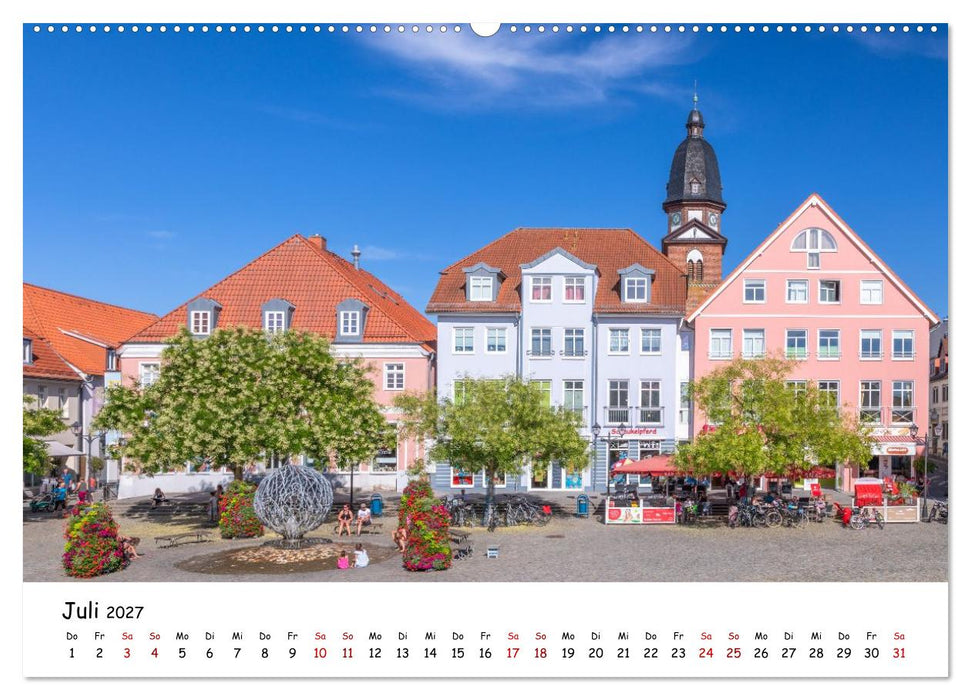 Waren Müritz Besondere Ausblicke, Plätze und Perspektiven (CALVENDO Premium Wandkalender 2027)