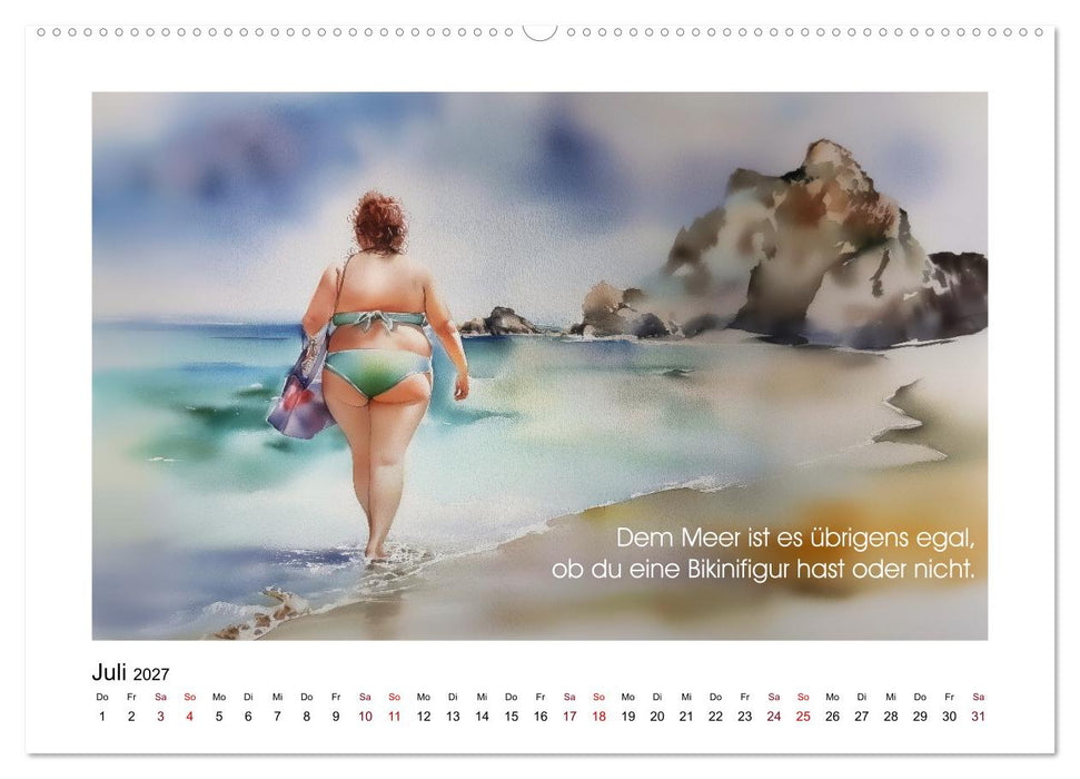Meer, Strand und Wellen (CALVENDO Premium Wandkalender 2027)