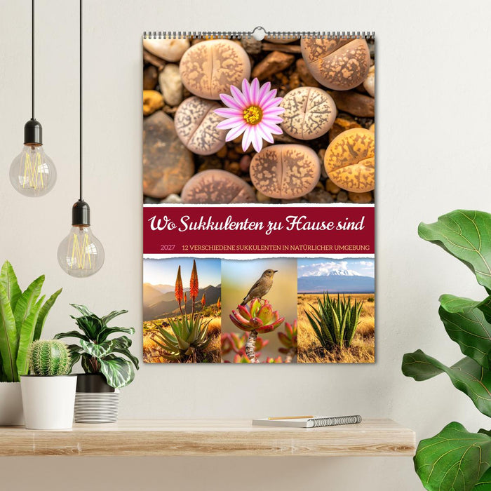 Wo Sukkulenten zu Hause sind (CALVENDO Wandkalender 2027)