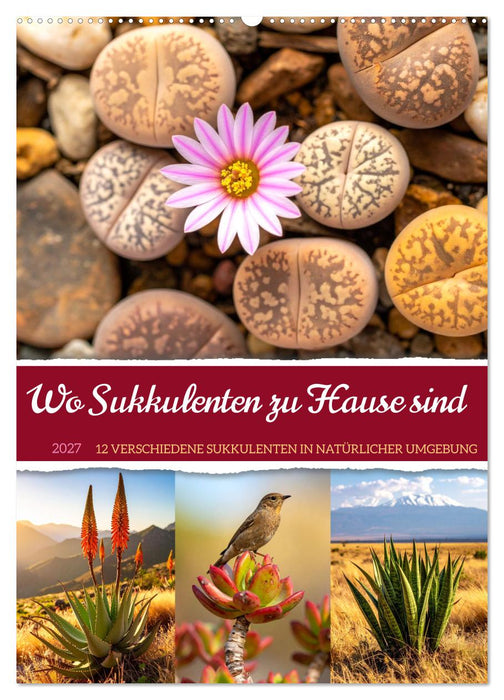 Wo Sukkulenten zu Hause sind (CALVENDO Wandkalender 2027)