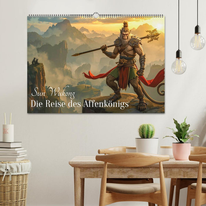 Sun Wukong - Die Reise des Affenkönigs (CALVENDO Wandkalender 2027)