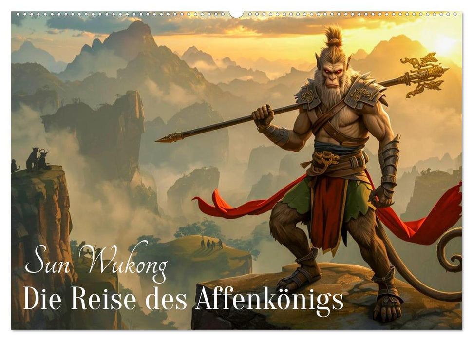 Sun Wukong - Die Reise des Affenkönigs (CALVENDO Wandkalender 2027)