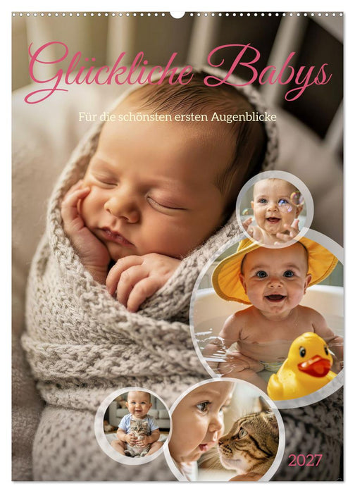 Glückliche Babys (CALVENDO Wandkalender 2027)