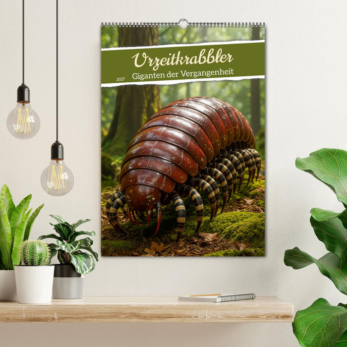 Urzeitkrabbler – Giganten der Vergangenheit (CALVENDO Wandkalender 2027)